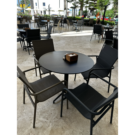 Yuvarlak Kompak Masa tablasi12mm kalinlik.