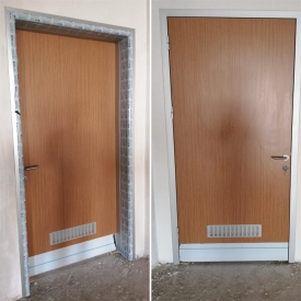 Alüminyum Kasa , Laminat Kapı kanadı