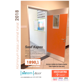 Laminat Sınıf Kapısı Fiyat.