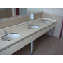 12mm compact laminat lavabo tezgahi